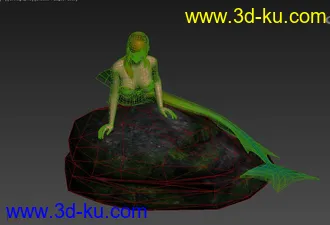 3D打印模型影视级美人鱼的图片