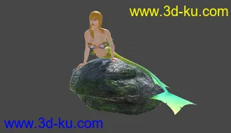 3D打印模型影视级美人鱼的图片