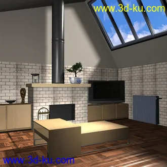 3D打印模型室内场景的图片