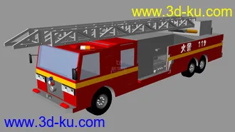 3D打印模型常见消防车   7辆的图片