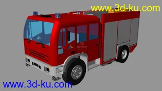 3D打印模型常见消防车   7辆的图片