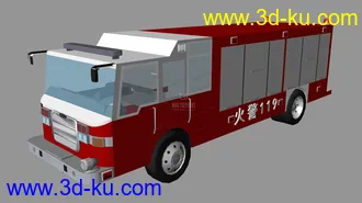 3D打印模型常见消防车   7辆的图片