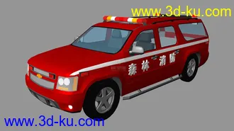 3D打印模型常见消防车   7辆的图片