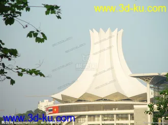 3D打印模型南宁会展中心的图片