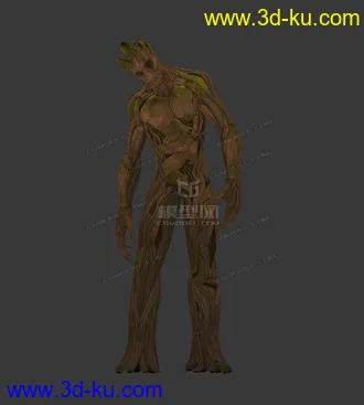 3D打印模型~免费~ 格鲁特的图片