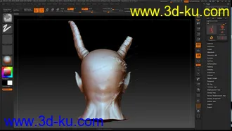 3D打印模型双面人  恶魔  异形  怪物  无拓扑的图片