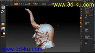 3D打印模型双面人  恶魔  异形  怪物  无拓扑的图片