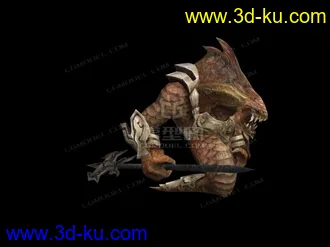 3D打印模型次时代网游TERA怪物，带绑定和各种动作的图片