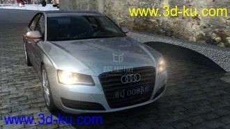 3D打印模型做的奥迪哦 有材质贴图的图片
