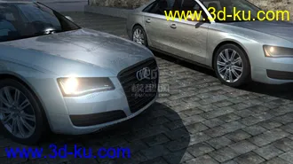 3D打印模型做的奥迪哦 有材质贴图的图片