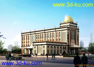 精细酒店模型的图片