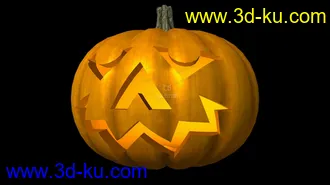 3D打印模型万圣节 南瓜灯 4个的图片
