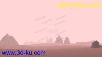3D打印模型迷雾沙漠的图片