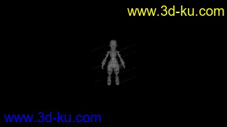 3D打印模型临摹的某个图的小男孩的图片