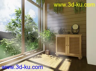3D打印模型阳台的图片