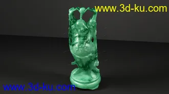 3D打印模型玉佛 有材质的图片