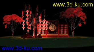 3D打印模型春节的图片