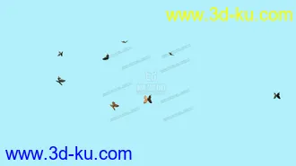 3D打印模型会飞的蝴蝶带路径的图片