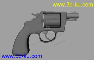 3D打印模型左轮手枪的图片
