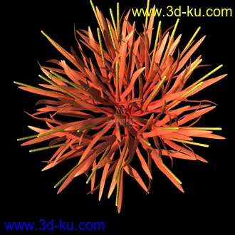 3D打印模型药材-红花的图片