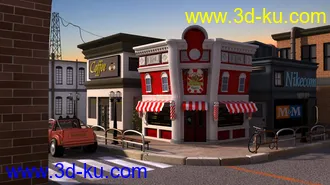 3D打印模型场景的图片