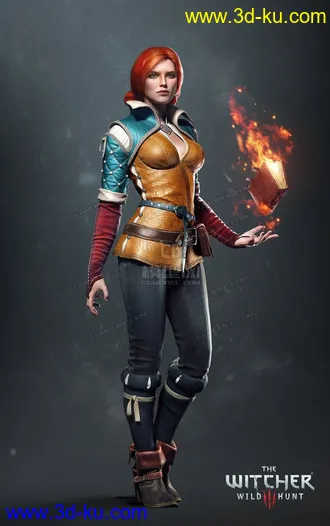 巫师三（狂猎）主角模型的图片