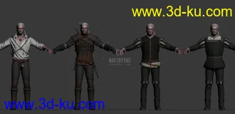 巫师三（狂猎）主角模型的图片