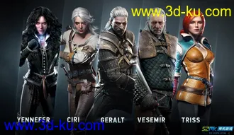 巫师三（狂猎）主角模型的图片