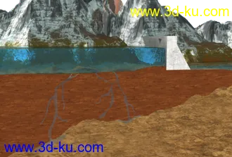 3D打印模型水坝的图片