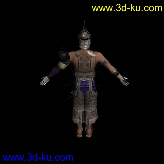 3D打印模型西方王子 帅哥木头人的图片