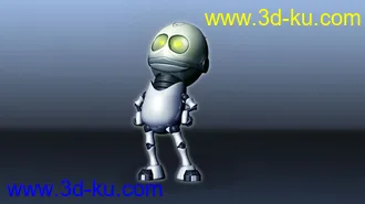 3D打印模型机器人绑定，带表情的图片