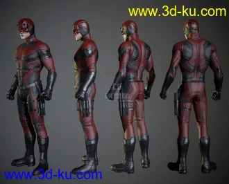 3D打印模型~免费哦~影视级别超胆侠的图片