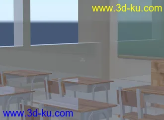 3D打印模型学校教学楼，看了教程第一次做。的图片
