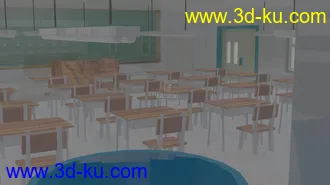 3D打印模型学校教学楼，看了教程第一次做。的图片