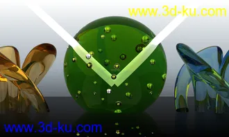 3D打印模型默认材质调节-玻璃-弹珠的图片