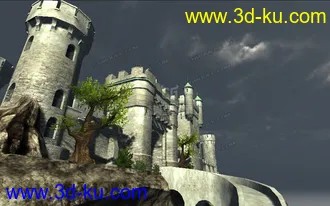3D打印模型城堡一座，喜欢的拿走的图片