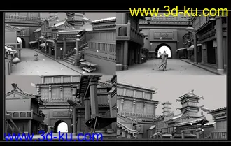 3D打印模型影视动画游戏场景原创素模的图片