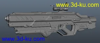 3D打印模型次世代能源枪的图片