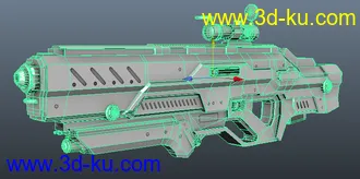 3D打印模型次世代能源枪的图片