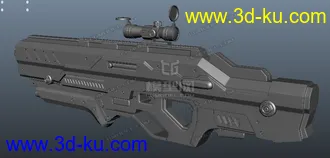 3D打印模型次世代能源枪的图片