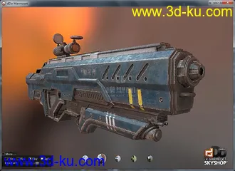 3D打印模型次世代能源枪的图片