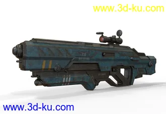 3D打印模型次世代能源枪的图片