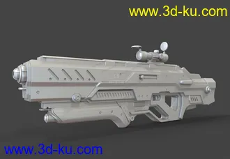 3D打印模型次世代能源枪的图片