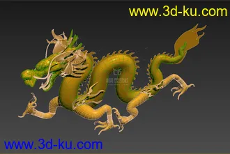 3D打印模型一条小龙的图片