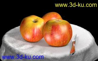 3D打印模型超真实苹果的图片