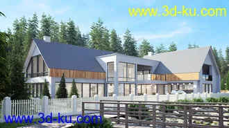 3D打印模型Evermotion Archexteriors vol. 29--九个室内外房间的完整的建筑的图片