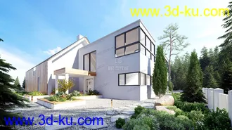 3D打印模型Evermotion Archexteriors vol. 29--九个室内外房间的完整的建筑的图片