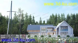 3D打印模型Evermotion Archexteriors vol. 29--九个室内外房间的完整的建筑的图片