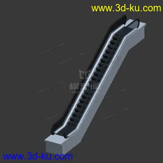 3D打印模型室内室外自动扶梯的图片