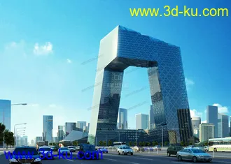 3D打印模型CCTV    大裤衩的图片